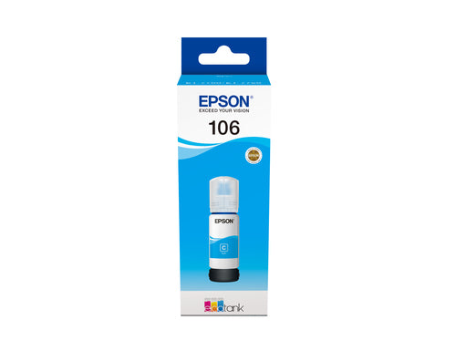 Epson 106 EcoTank Cyan ink bottle Epson 106 EcoTank Cyan ink bottle